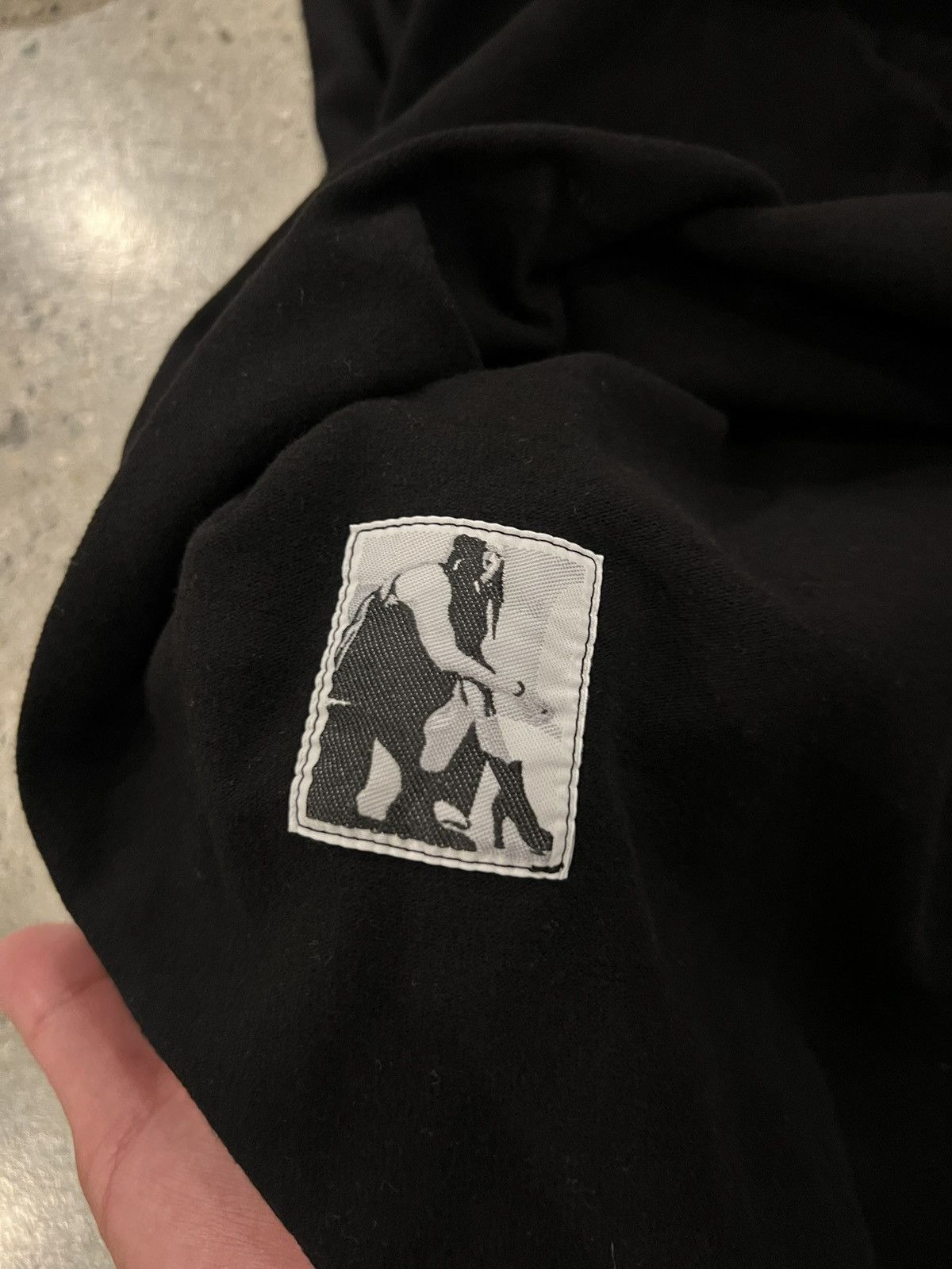 Rick Owens Drkshdw Star sewn long tee shirt Size US XXL / EU 58 / 5 - 4 Thumbnail