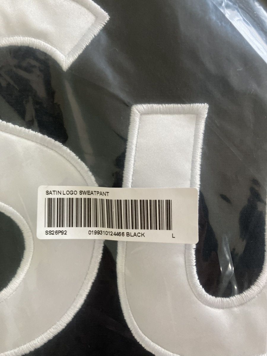 Supreme Supreme Satin Appliqué Sweatpants (SS26) - Large Size US 34 / EU 50 - 4 Thumbnail