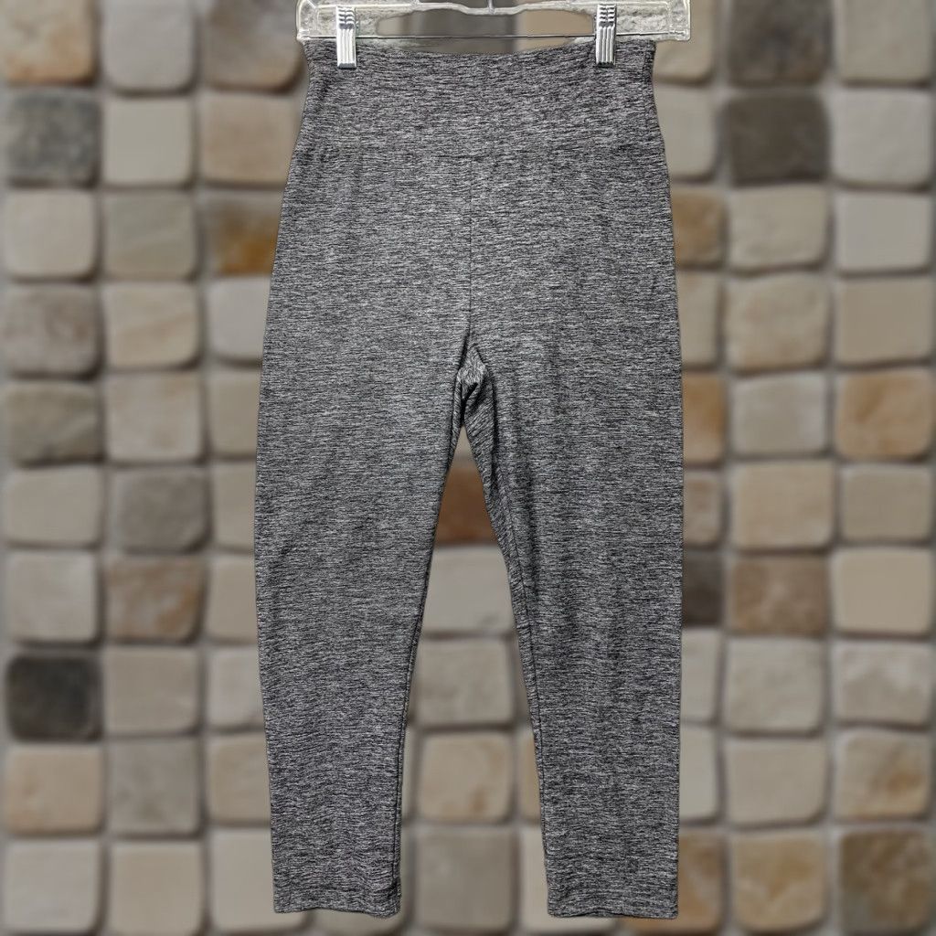 Vintage No Boundaries Leggings Women’s M High-Rise Ankle Length Heather Gray READ Size 32" / US 10 / IT 46 - 1 Thumbnail