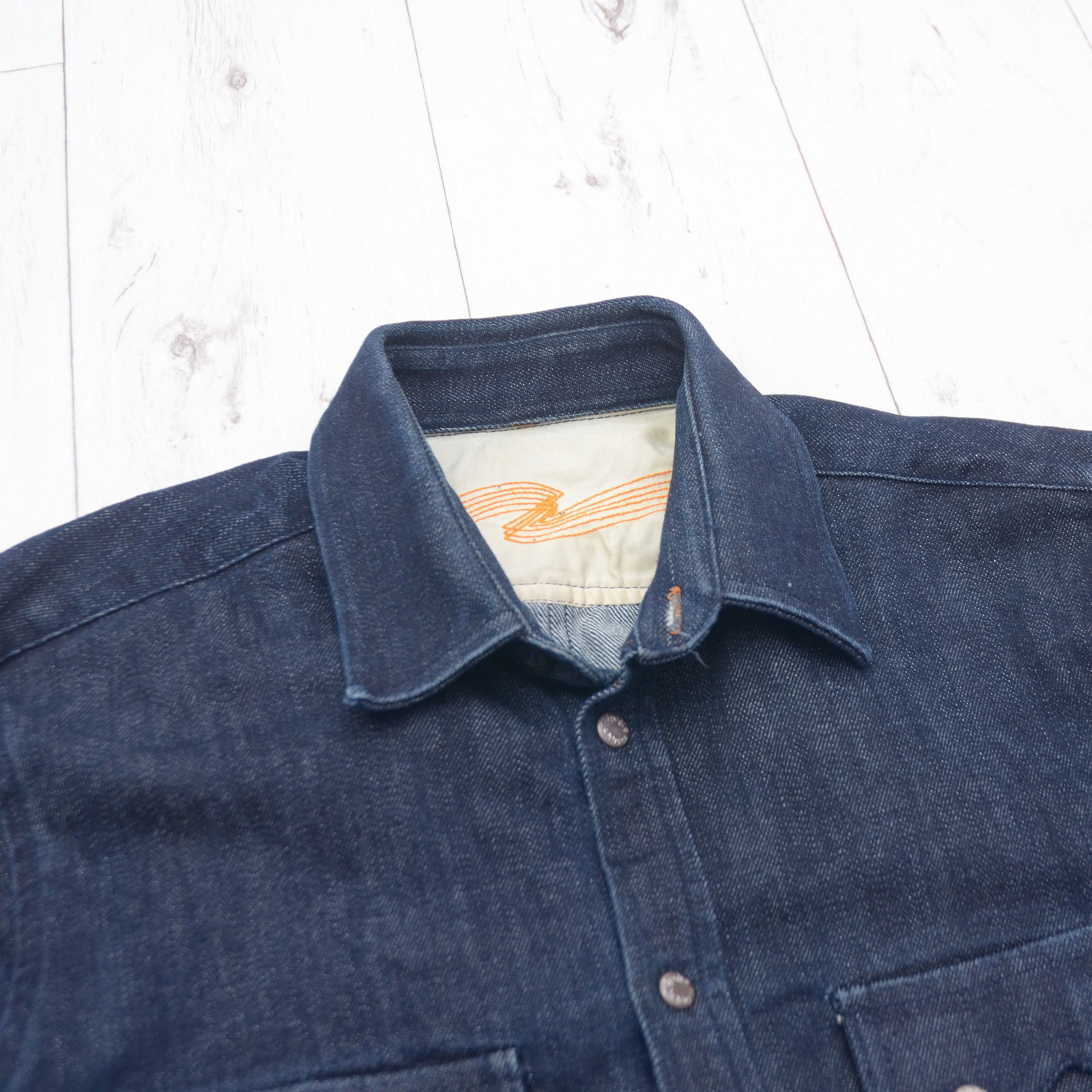 Nudie Jeans Nudie Jeans Overshirt Jeans Shirts SLIM Size XS-S Y2K Unisex Size US XS / EU 42 / 0 - 6 Thumbnail