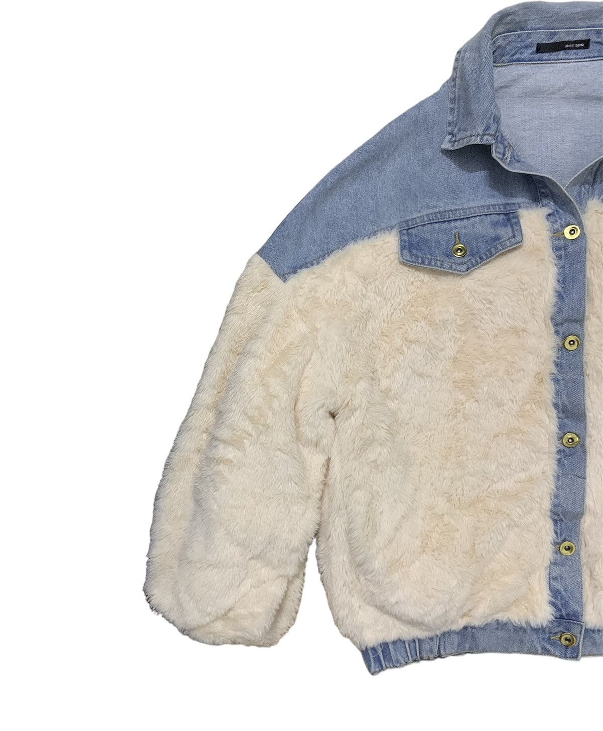 Other Be the Boss Denim Sherpa Bomber/Varsity Jacket(B) Size US M / EU 48-50 / 2 - 3 Thumbnail