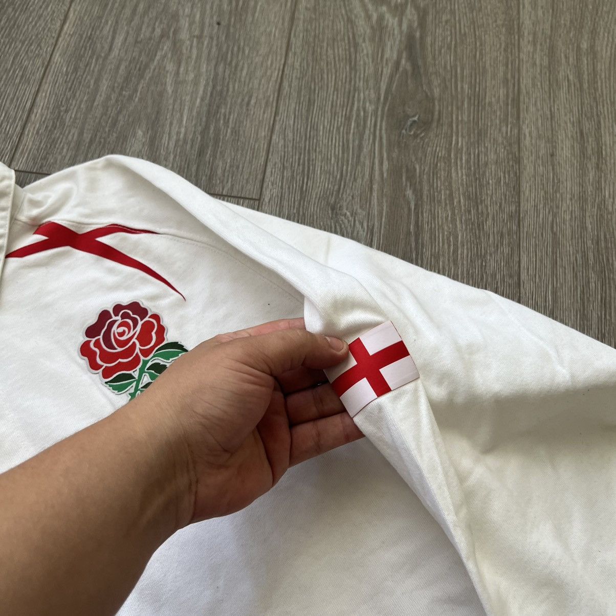 Nike Vintage Nike England Rugby World Cup Long Sleeve Jersey Size US XL / EU 56 / 4 - 5 Thumbnail