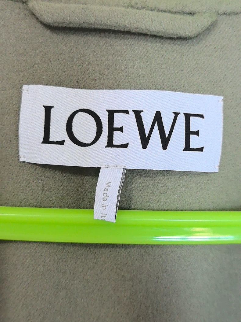 Loewe loewe green hooded coat with belt Size US S / EU 44-46 / 1 - 3 Thumbnail