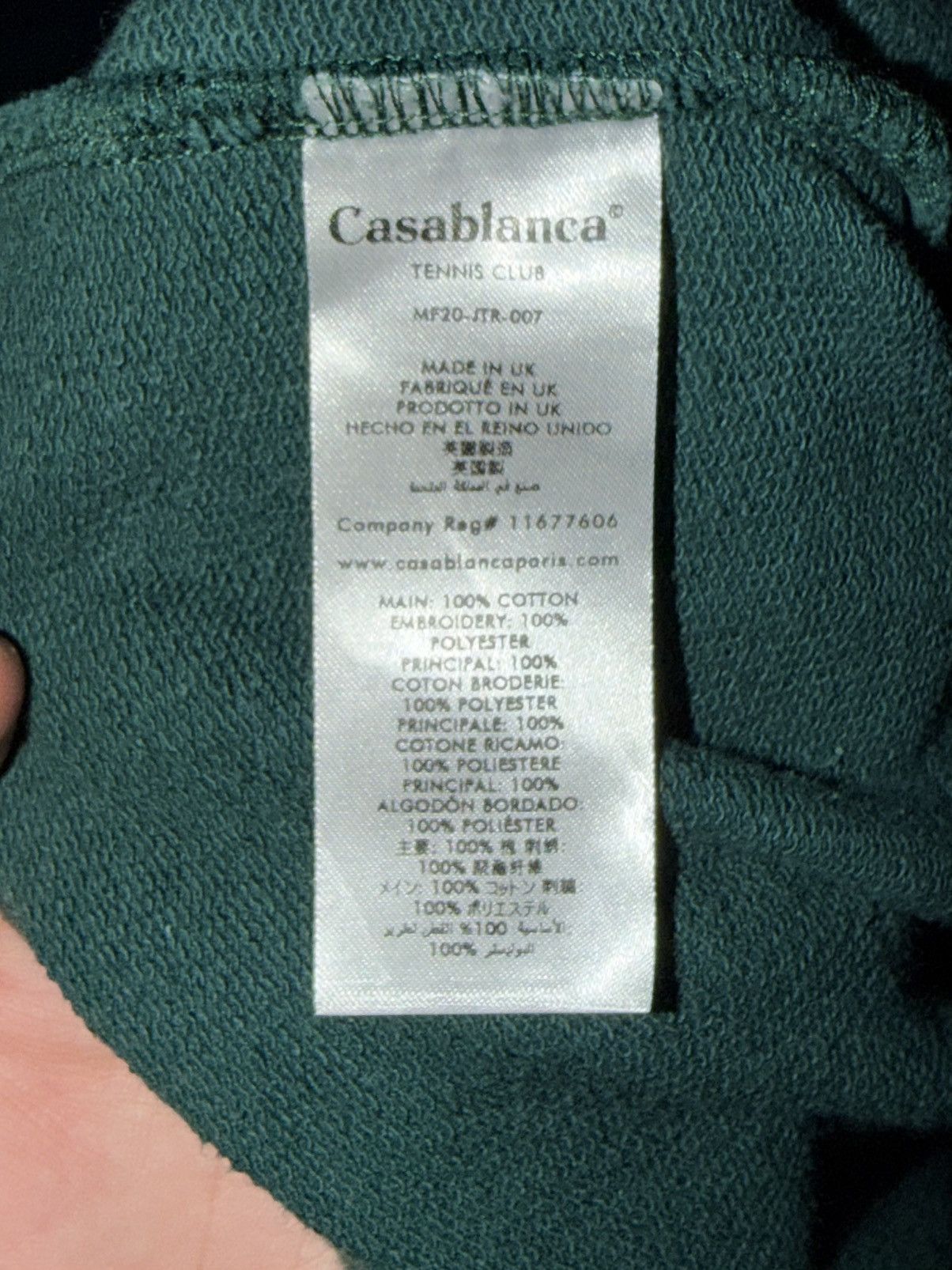 Casablanca Casablanca Embroidered Logo Sweatpant Size US 32 / EU 48 - 4 Thumbnail