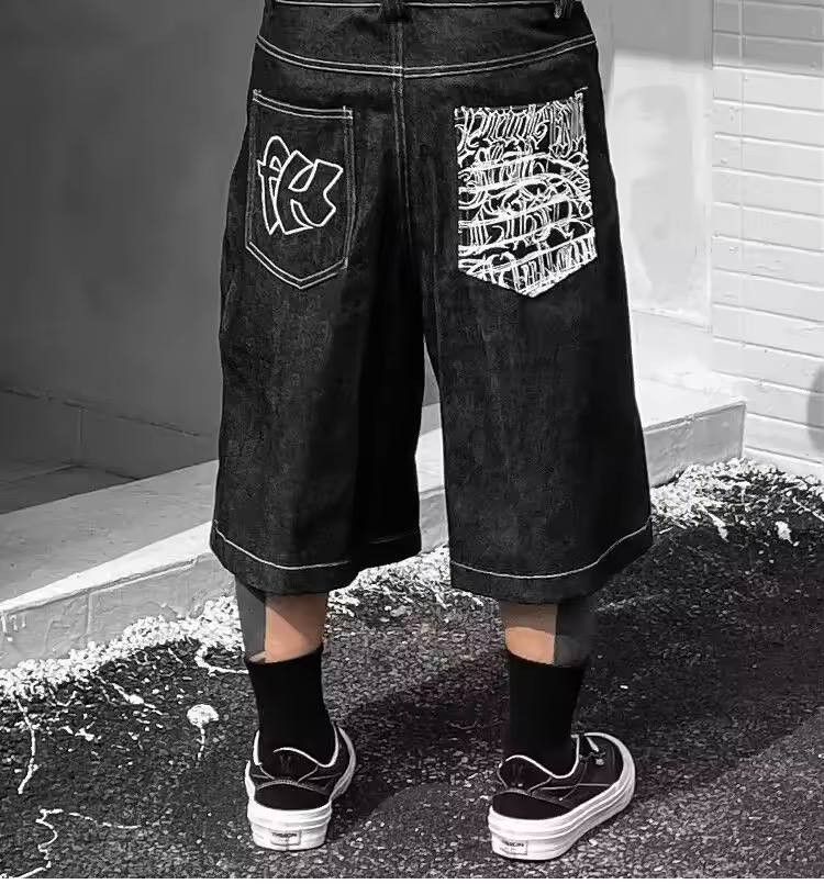 Japanese Brand × Vintage vintage denim shorts from the 2000s. Size US 34 / EU 50 - 3 Thumbnail