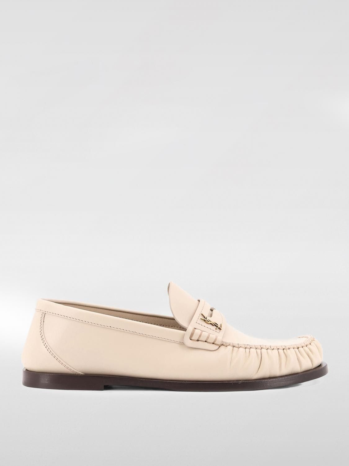Saint Laurent Loafers Woman White