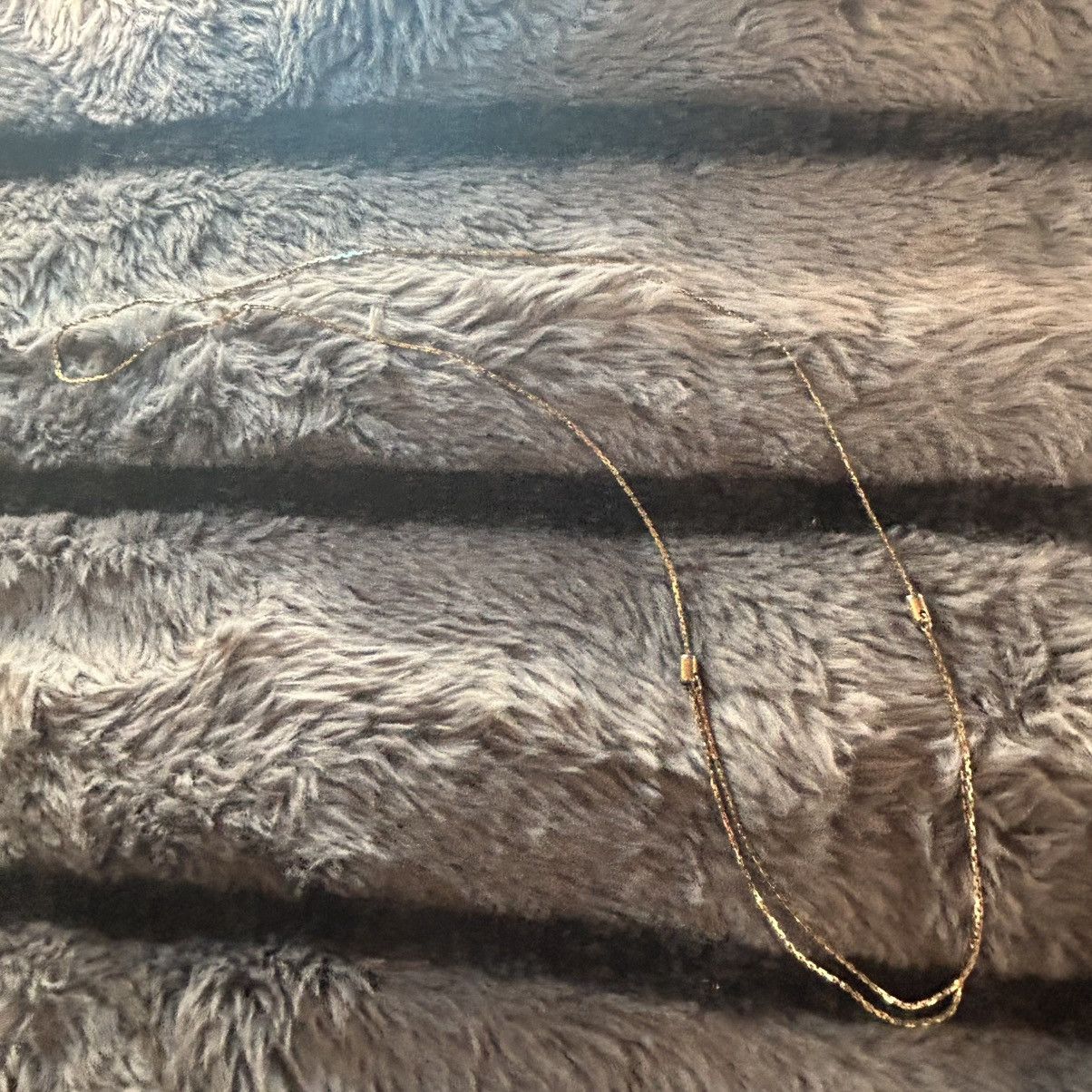 Vintage Vintage 70s-80s gold plated triangle chain slider necklace Size ONE SIZE - 6 Thumbnail