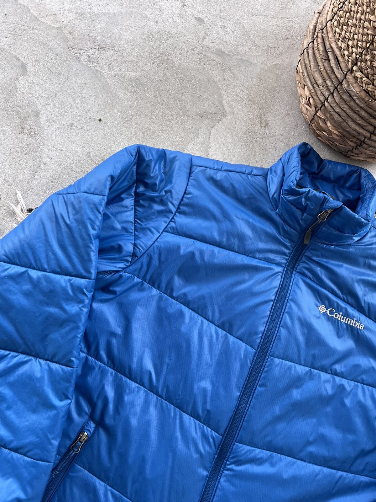 Columbia Vintage Columbia Lightweight Down Jacket Outdoor Y2K Blue Size US S / EU 44-46 / 1 - 4 Thumbnail
