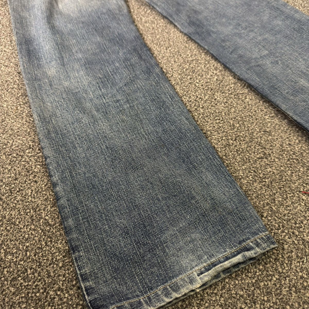 Undercover × Uniqlo 🔥🇯🇵 Vintage 90s S002 Uniqlo Dirty Distressed Jeans Denim Size US 31 - 9 Thumbnail