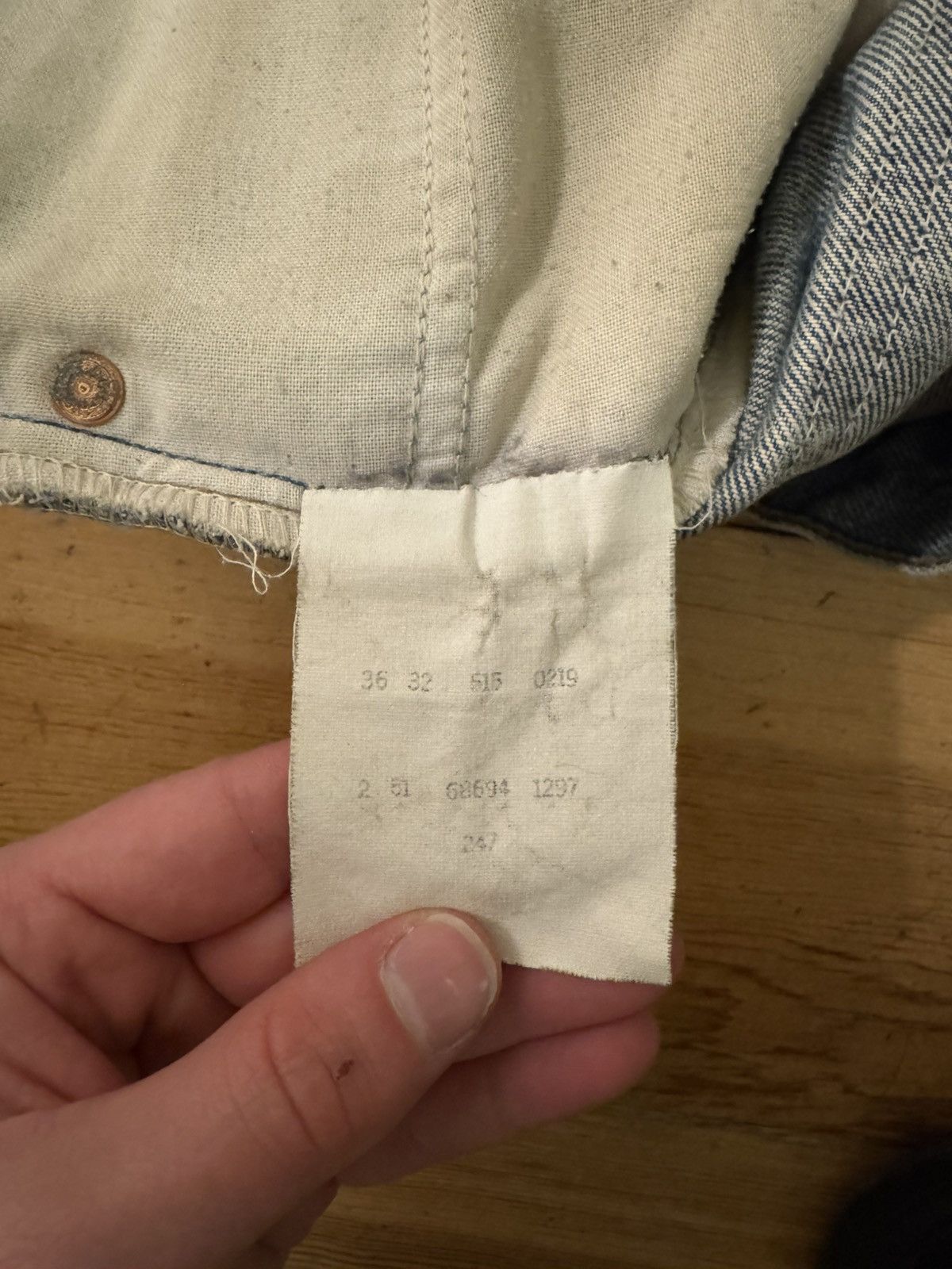 Levi's Distressed 1980s Levi’s orange tab - W36 L32 Size US 36 / EU 52 - 8 Thumbnail