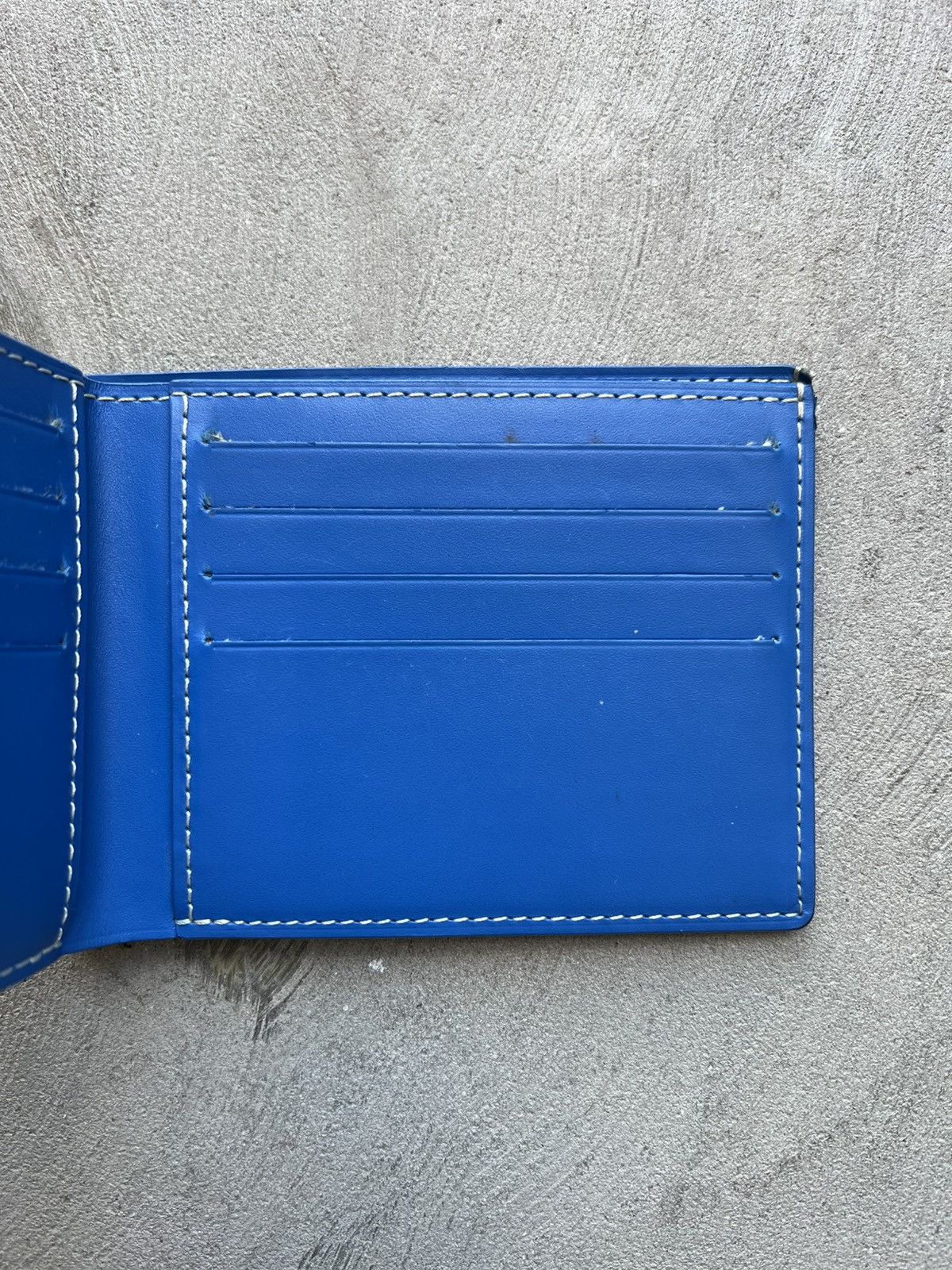 Goyard Blue Bi-Fold Wallet