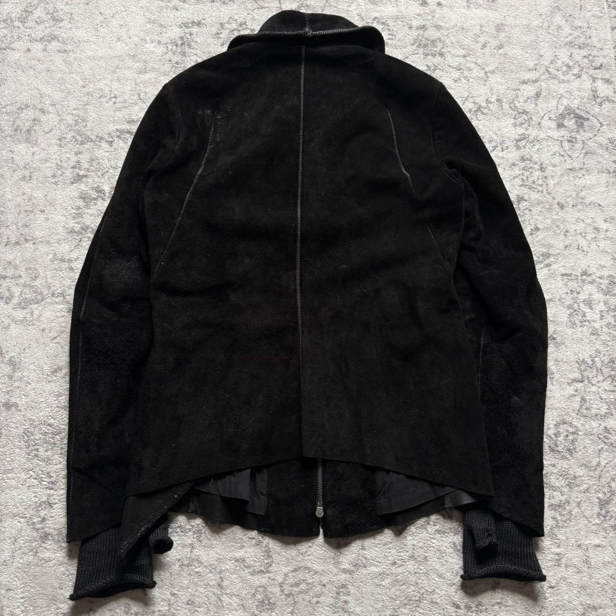 Isaac Sellam Experience Isaac Sellam Suede Leather Spine Jacket Black | Size M Size US M / EU 48-50 / 2 - 9 Thumbnail