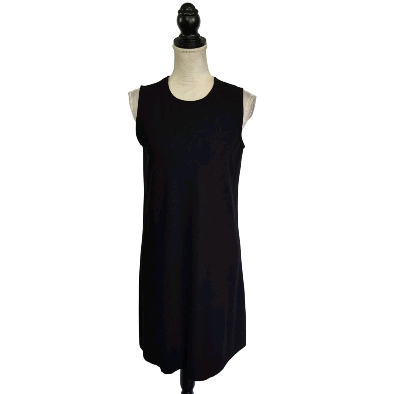 Eileen Fisher Eileen Fisher Women's Black Mock Neck Sleeveless Dress XS Size XS / US 0-2 / IT 36-38 - 1 Thumbnail