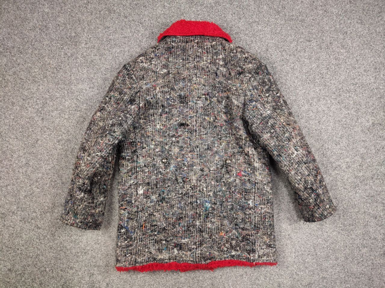 Japanese Brand Ultra rare Vintage 80s Jean Fixo Packing Felt Peacoat Jacket Size US L / EU 52-54 / 3 - 13 Thumbnail