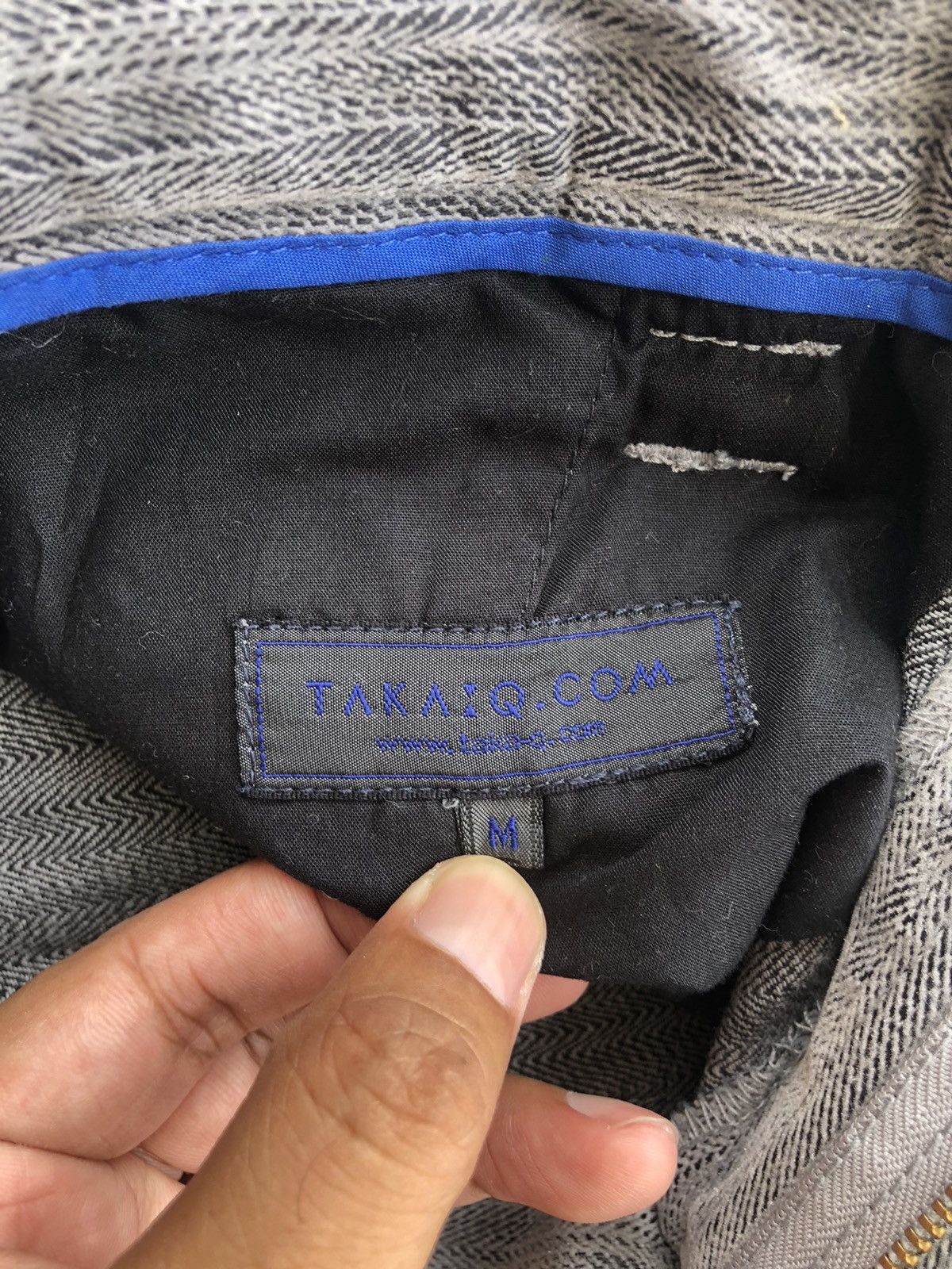 If Six Was Nine Japaneses Takaiq Flared Pants Distressed Jeans Size US 30 / EU 46 - 14 Thumbnail