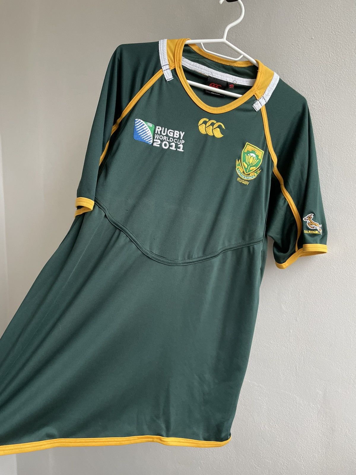 Canterbury of New Zealand South Africa Rugby Jersey 2011 World Cup Union Canterbury Size US XXL / EU 58 / 5 - 5 Thumbnail