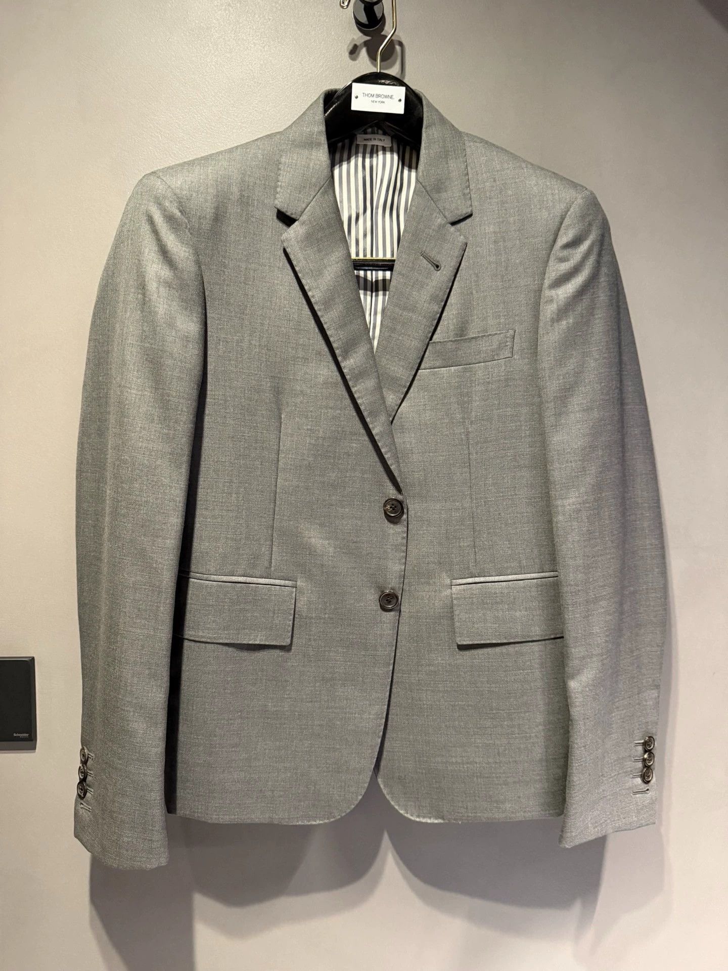 Thom Browne Thom Browne 4-Bar Mid-Gray Slim Fit Suit Size 1 New Size US S / EU 44-46 / 1 - 1 Thumbnail
