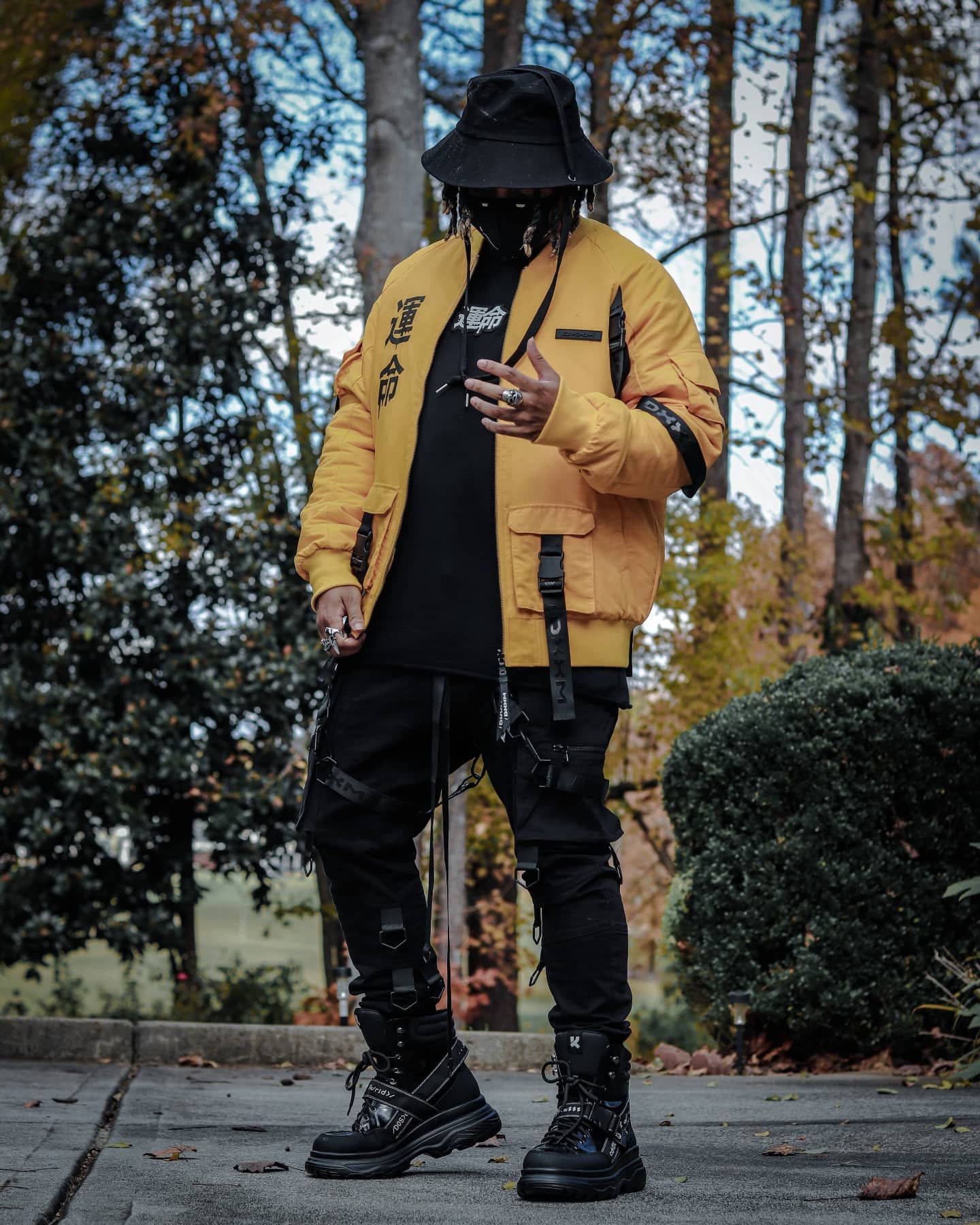 Other DXXM LIFE S2 Utility Bomber Jacket Yellow by Scarlxrd (2021) Size US XL / EU 56 / 4 - 13 Thumbnail