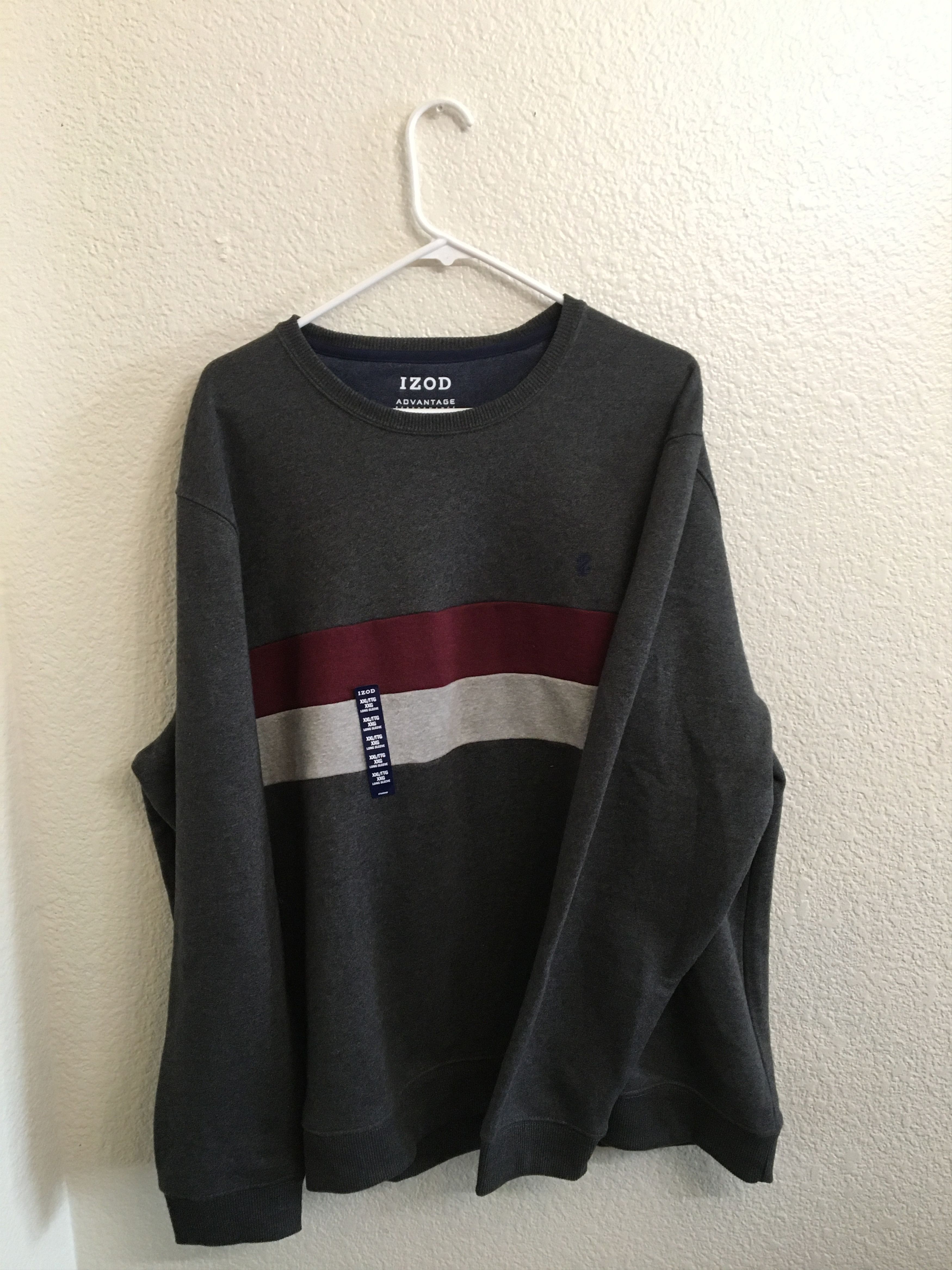 Izod Izod Mens Crewneck NWT Size US XXL / EU 58 / 5 - 2 Thumbnail
