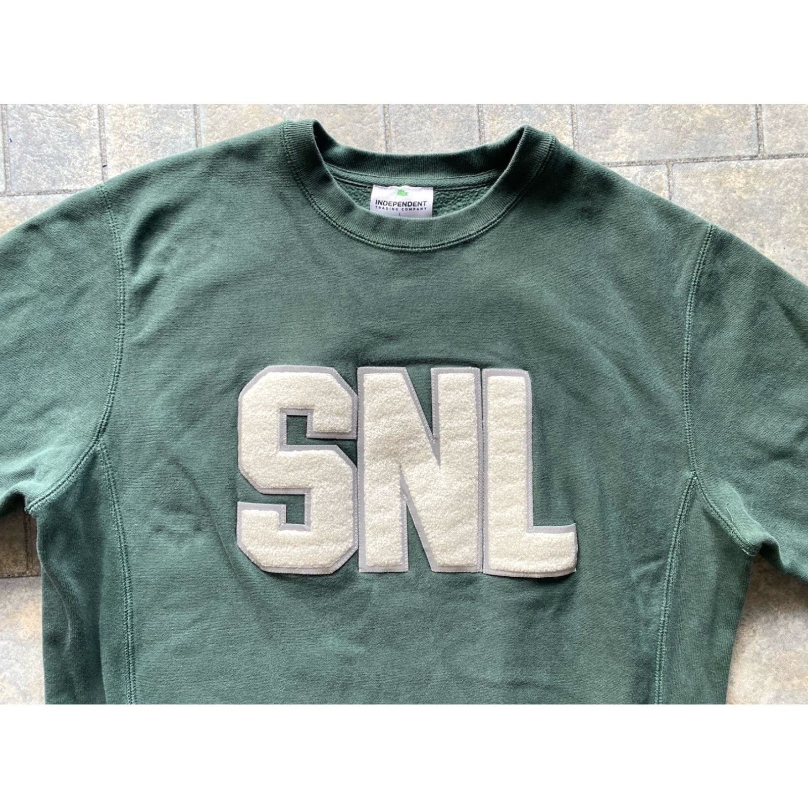Vintage SNL Saturday Night Live Sweatshirt L Green Men Pullover Size L Adult Mens L Green 47 Season 47 Sweatshirt Size US L / EU 52-54 / 3 - 4 Thumbnail