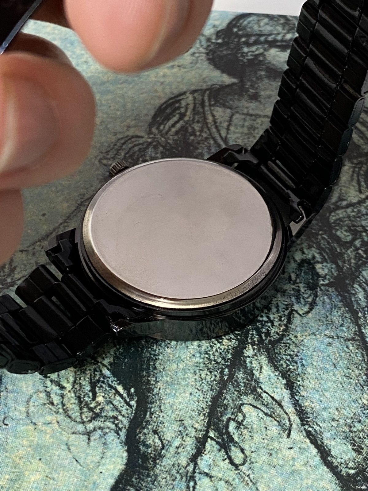 Japanese Brand Black 3D Wheel Rim Sport Watch - Works Great Size ONE SIZE - 7 Thumbnail