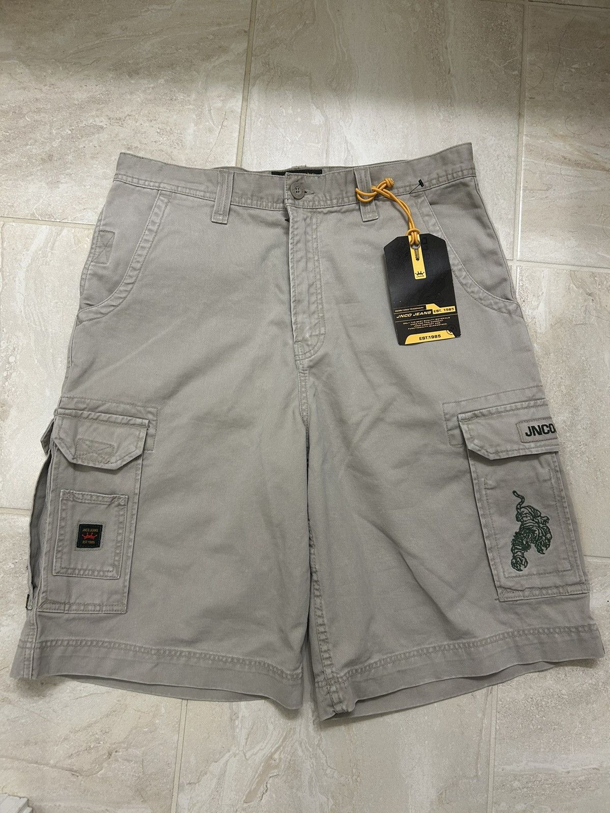 JNCO Khaki Baggy Shorts Bottoms