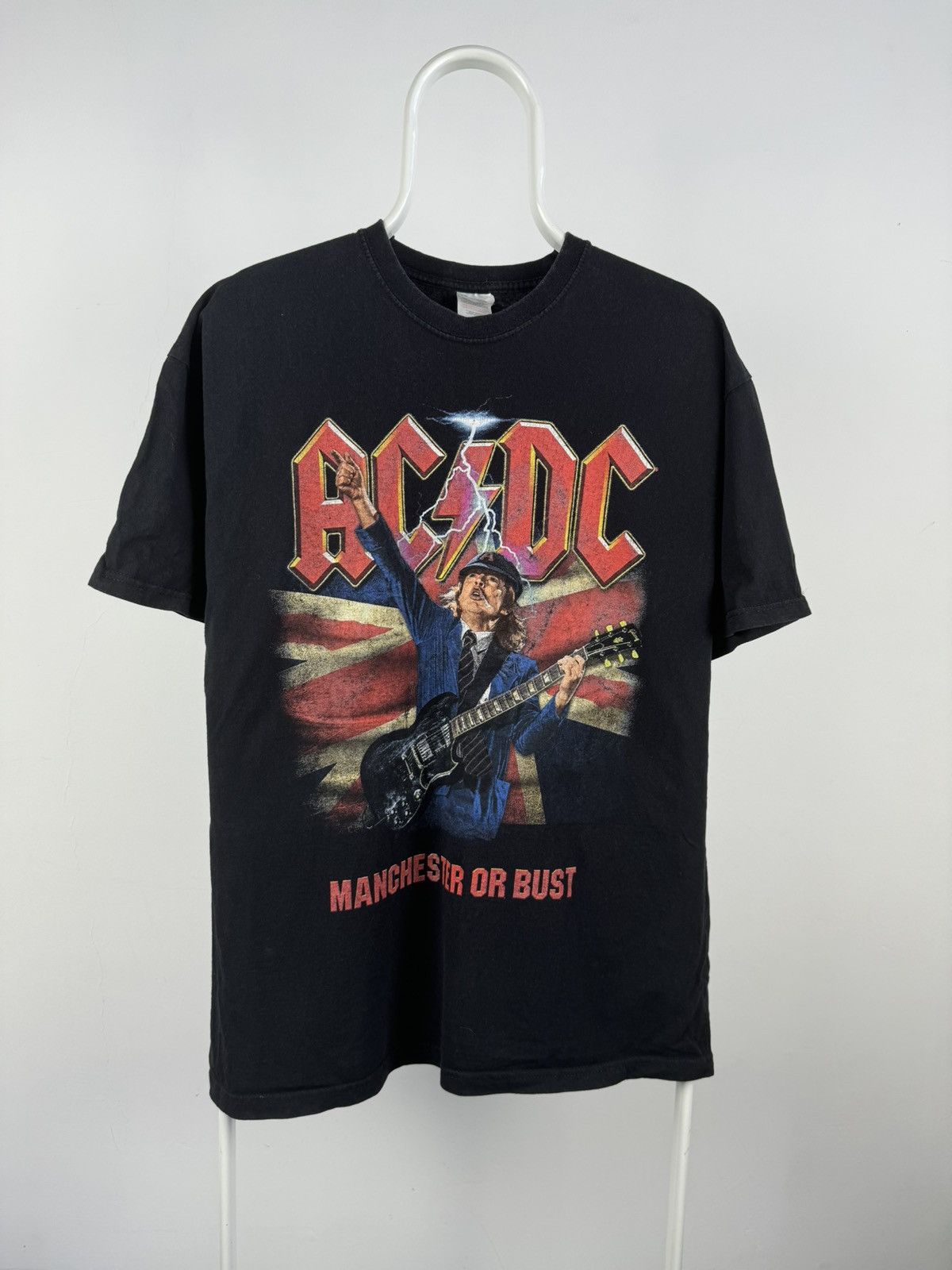 Vintage Ac Dc 2016 Manchester Uk 2 Sides Big Logo Tee Size US XL / EU 56 / 4 - 1 Thumbnail