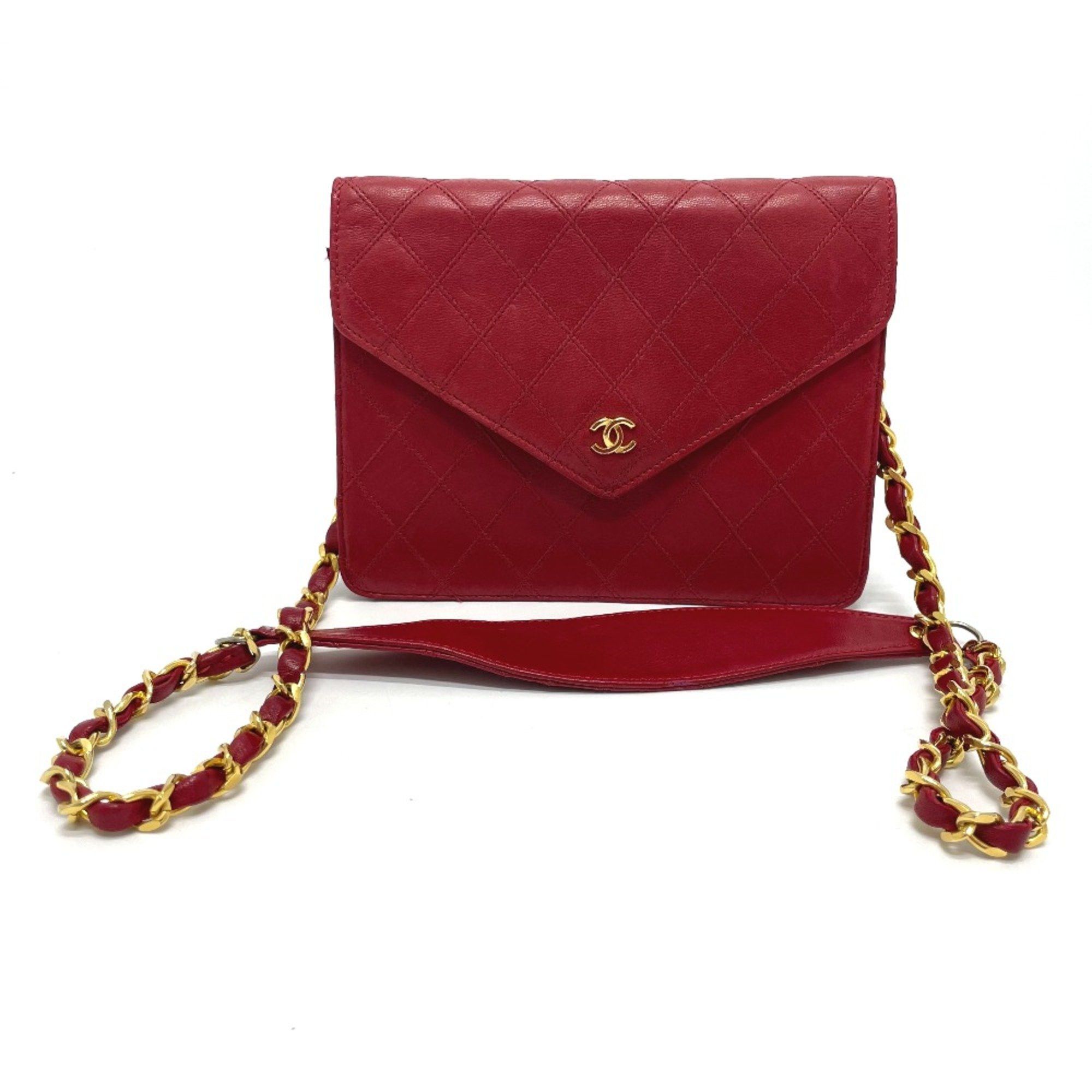 Chanel Chanel Bicolole Bag Chain Shoulder Shoulder Bag Red x GoldHardware Size ONE SIZE - 1 Thumbnail