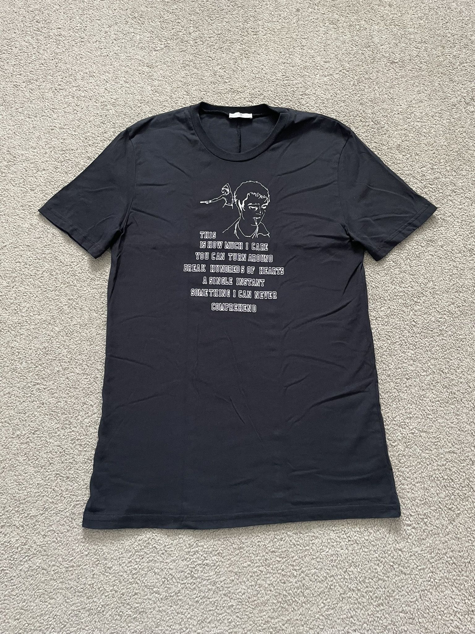 dior homme AW05 pete doherty tシャツ Dior AWO5 Pete Doherty T-shirt SIZE: M PRICE: SOLD Dior