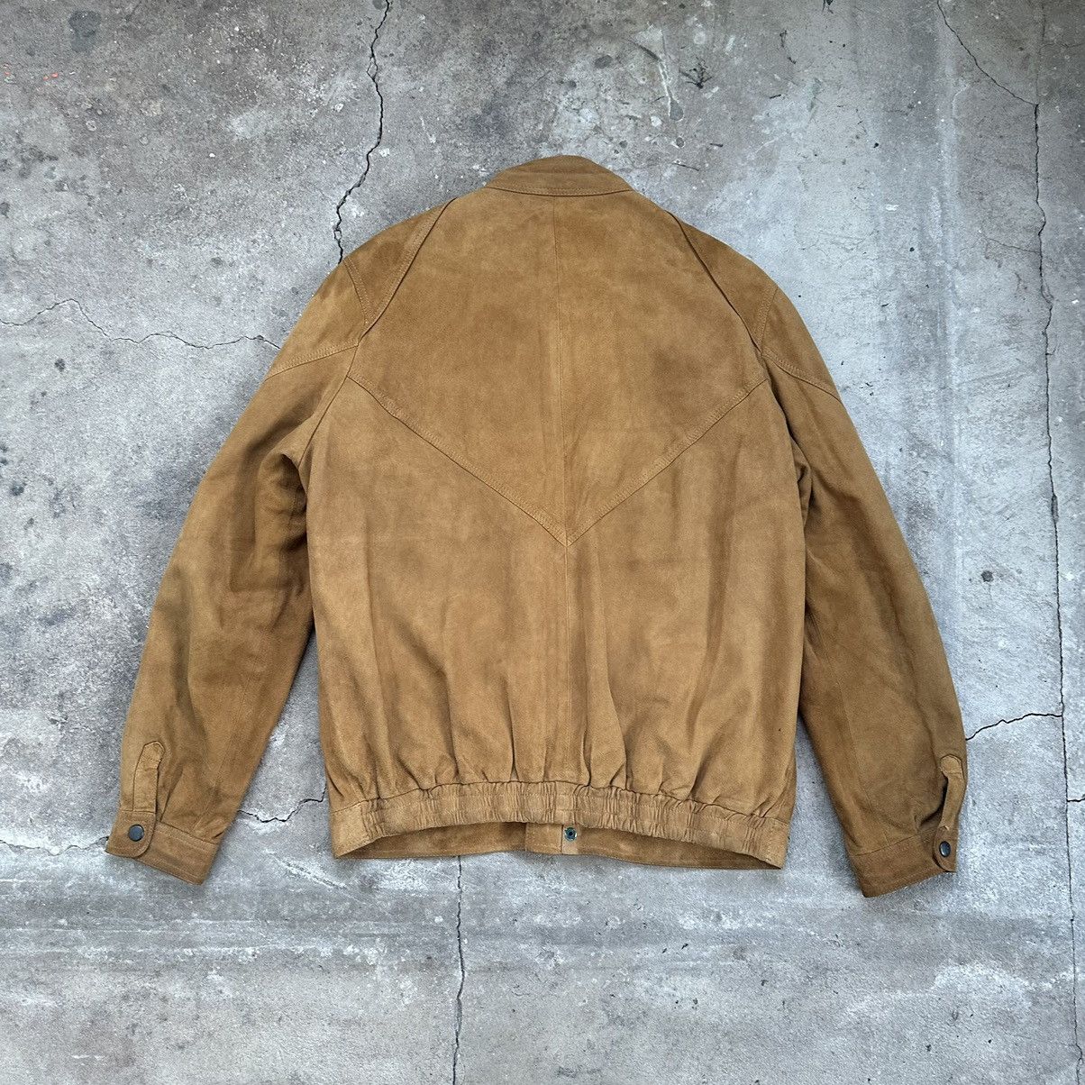 Other VINTAGE SUEDE LEATHER TRUCKER JACKET Size US M / EU 48-50 / 2 - 5 Thumbnail