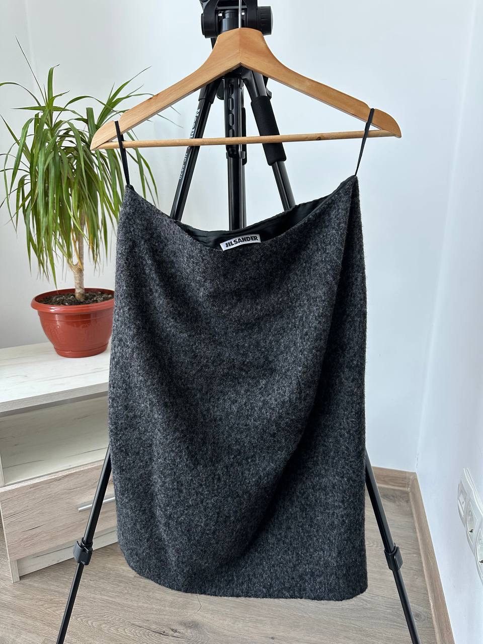 Jil Sander × Vintage Vintage Japanese Jil Sander Gray Alpaca Skirt Size 28" / US 6 / IT 42 - 8 Thumbnail