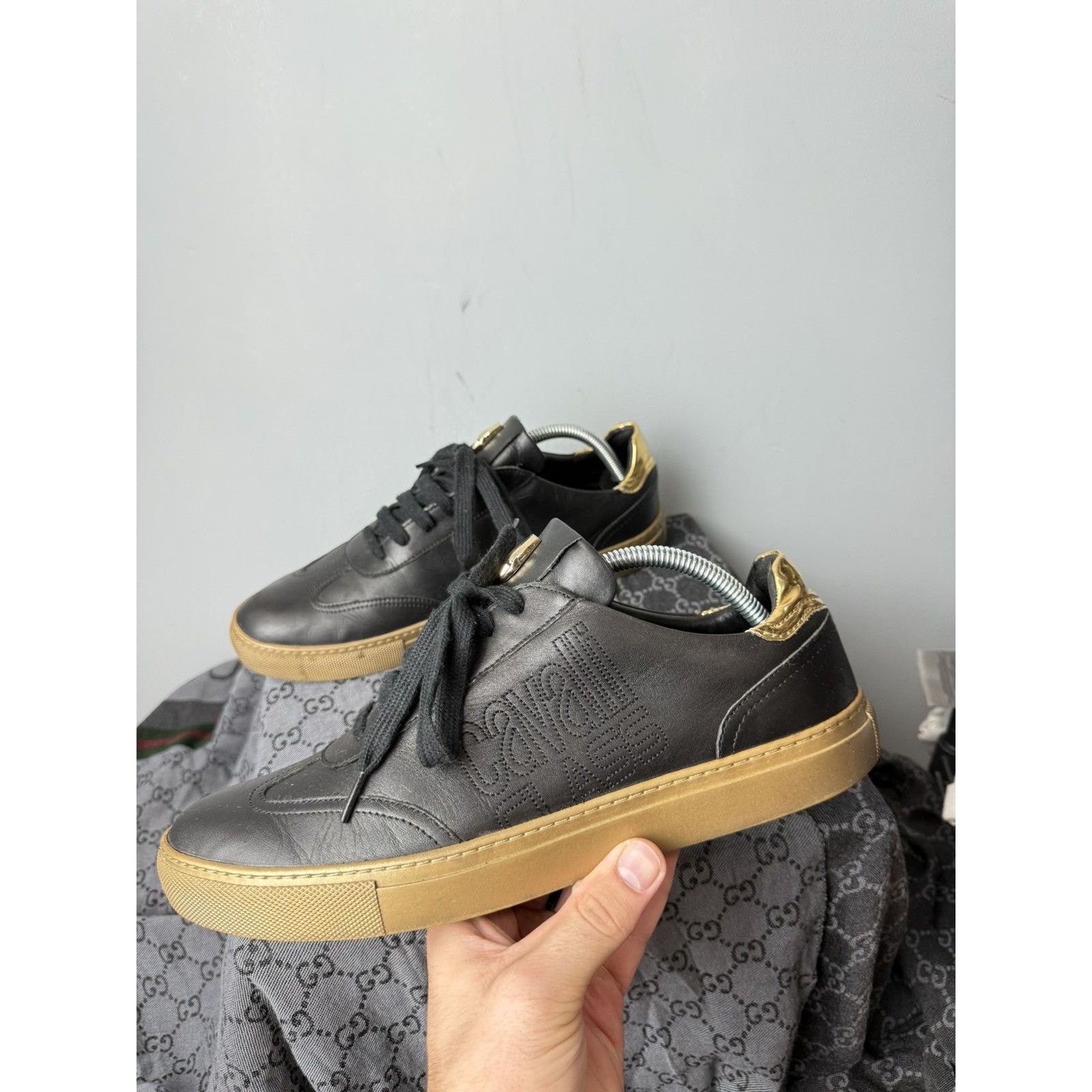 Cavalli Class Roberto Just Cavalli Class Leather Sneakers Luxury Size US 10 / EU 43 - 2 Thumbnail