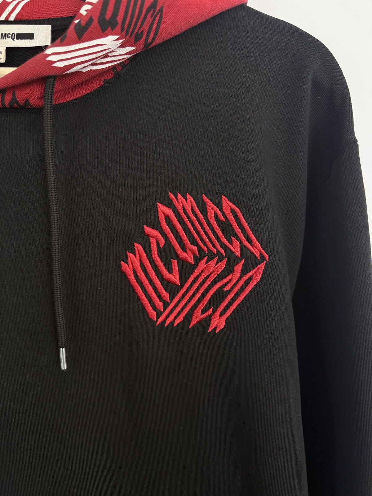 Alexander McQueen 🇮🇹 Y2K Alexander McQueen MCQ Black Hoodie Rare Retro Size US XL / EU 56 / 4 - 10 Thumbnail
