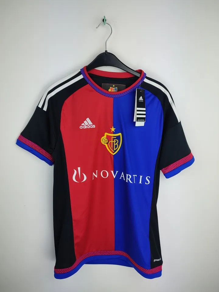 Adidas FC Basel 2016 2017 HOME FOOTBALL Kit SHIRT SOCCER JERSEY Size US S / EU 44-46 / 1 - 7 Thumbnail