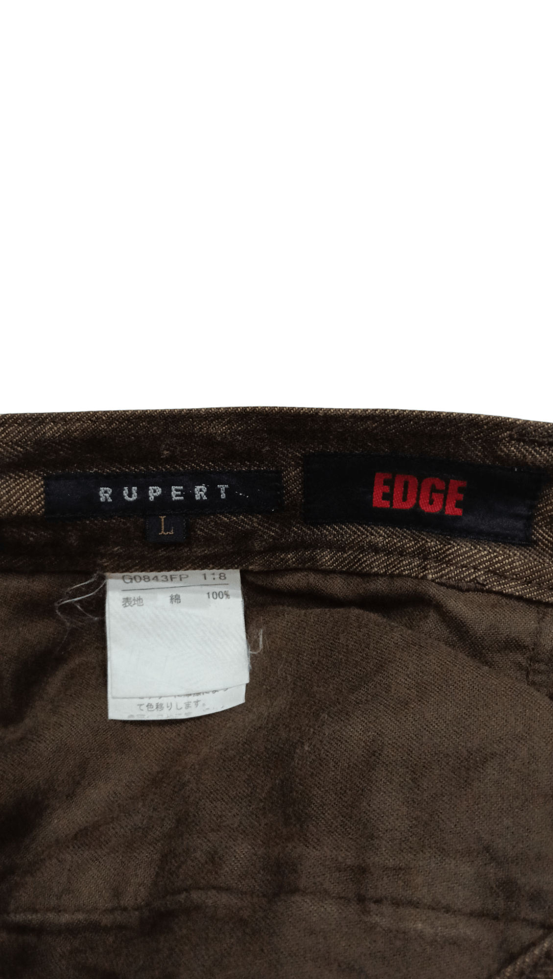 Japanese Brand Edge Rupert Punk Clothing Pant (S339) Waist 33 Size US 33 - 4 Thumbnail