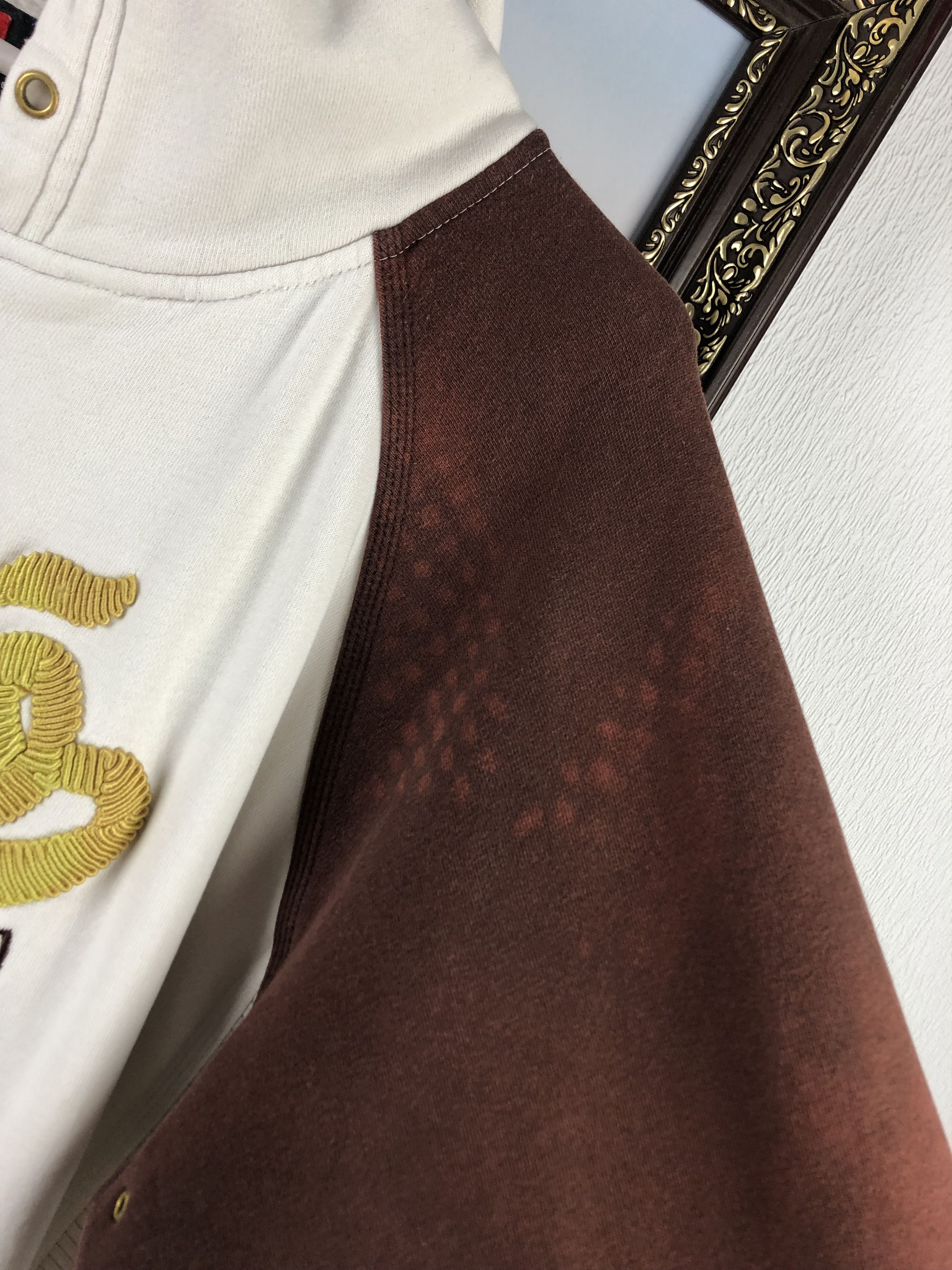 Ecko Unltd. × Vintage Vintage Ecko Unlimited Unltd Zipper Hoodie White Gray Gold Size US L / EU 52-54 / 3 - 14 Thumbnail
