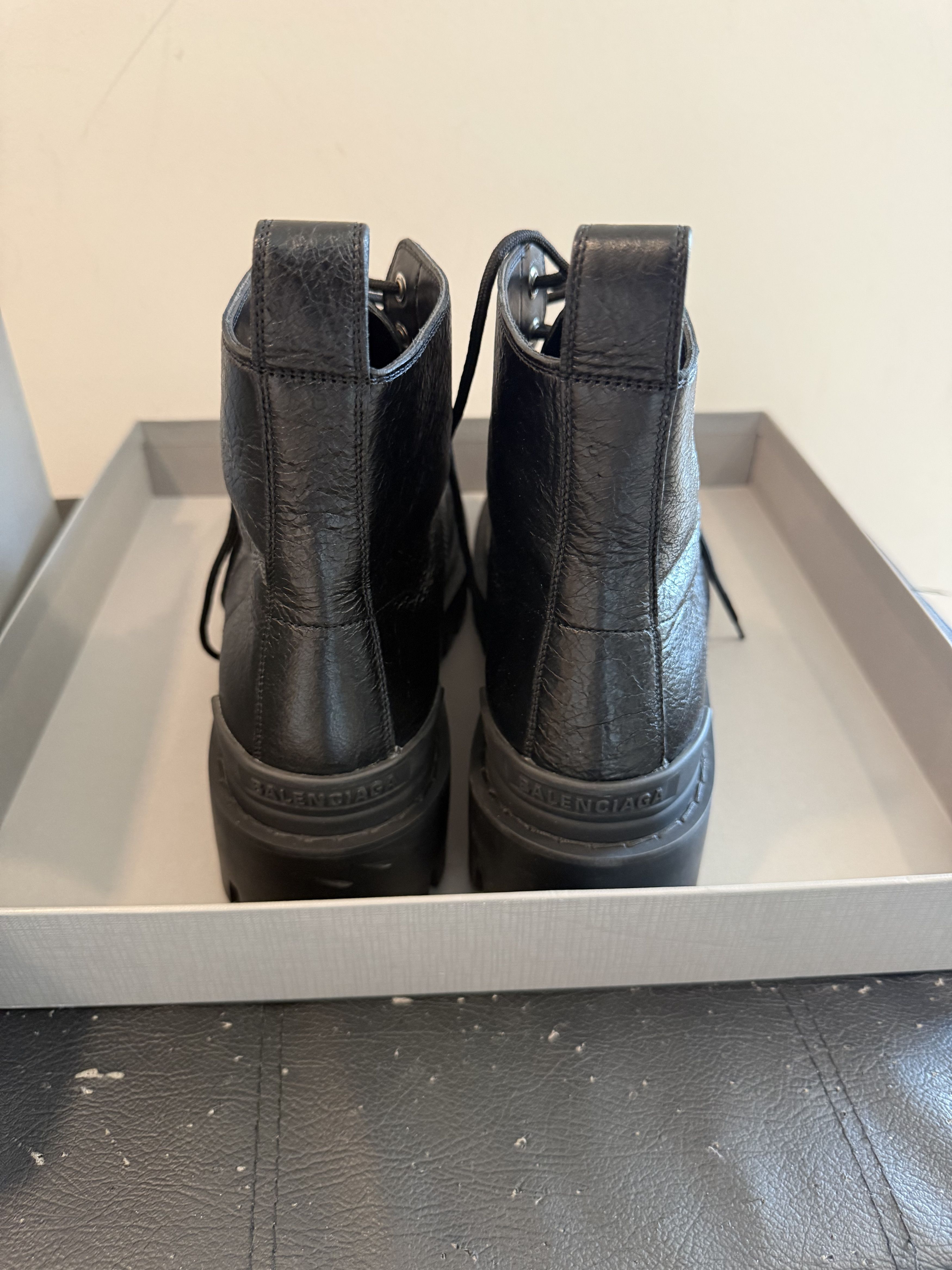 Balenciaga Balenciaga Leather Strike Boots Size US 11 / EU 44 - 3 Thumbnail
