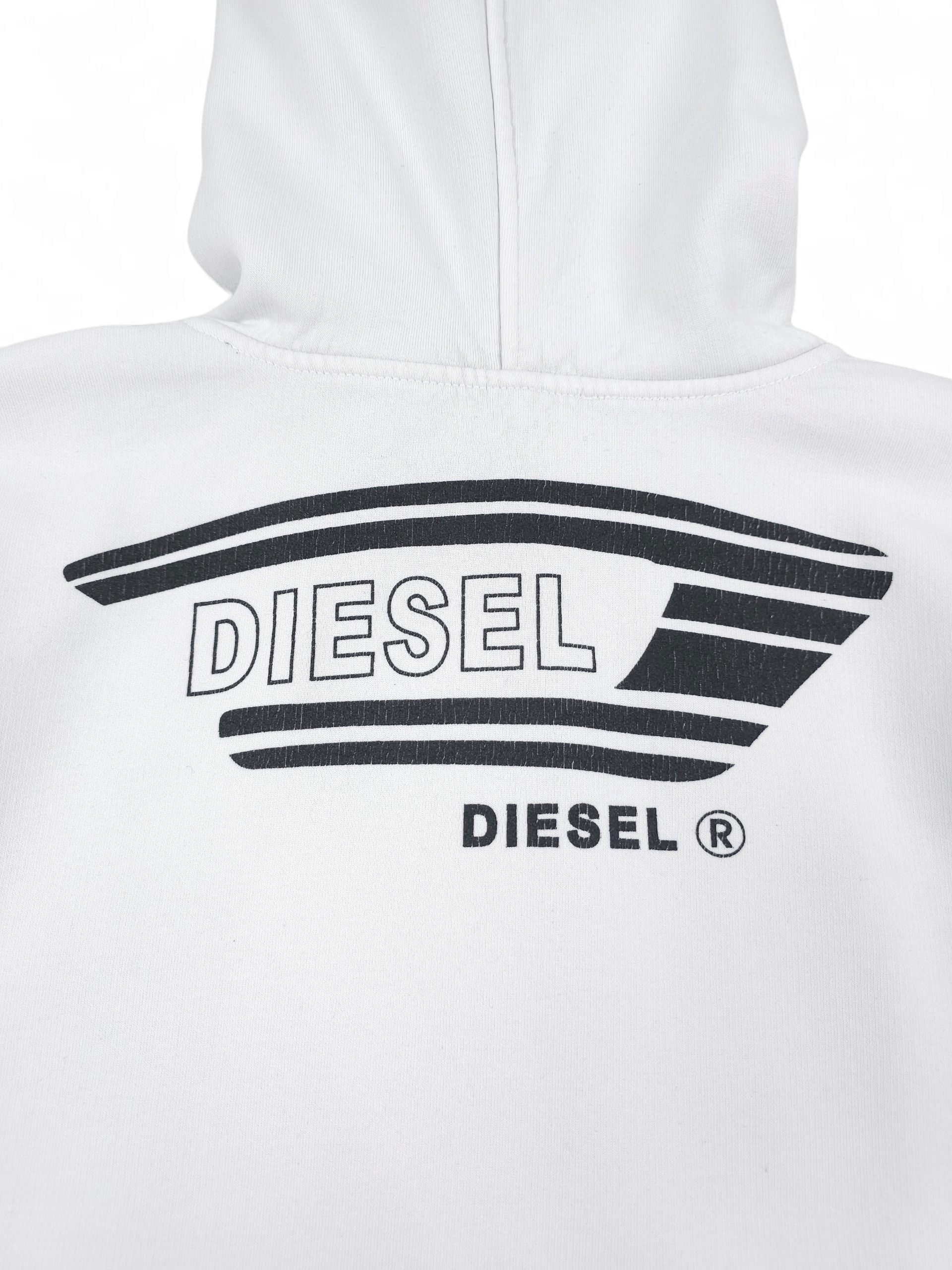 Diesel 💎 Vintage Diesel Bootleg Y2K Tribal Black Boxy Hoodie Size US L / EU 52-54 / 3 - 6 Thumbnail