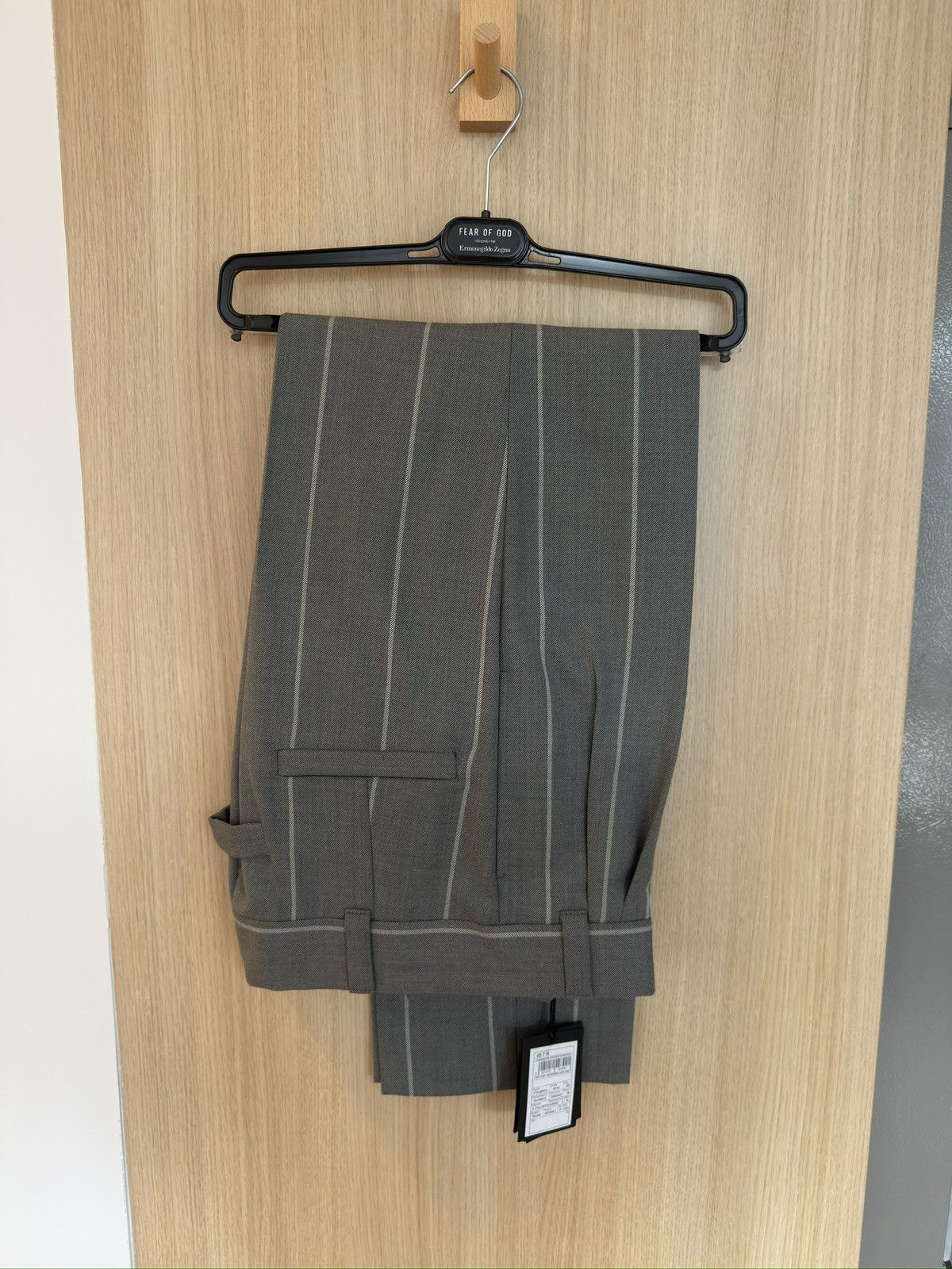 Ermenegildo Zegna × Fear of God Fear of God x Ermenegildo Zegna Wool Double Pleat Pants Size 48R - 5 Thumbnail