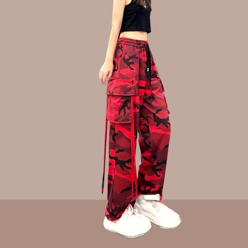 Japanese Brand × Vintage Y2K Camouflage Print Baggy Cargo Pants Female Size 40" / US 18 - 2 Thumbnail