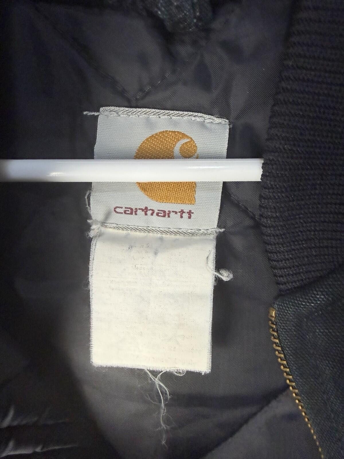 Carhartt VINTAGE CARHARTT Black Workwear Canvas VEST QUILTED LINED XL Size US XL / EU 56 / 4 - 4 Thumbnail