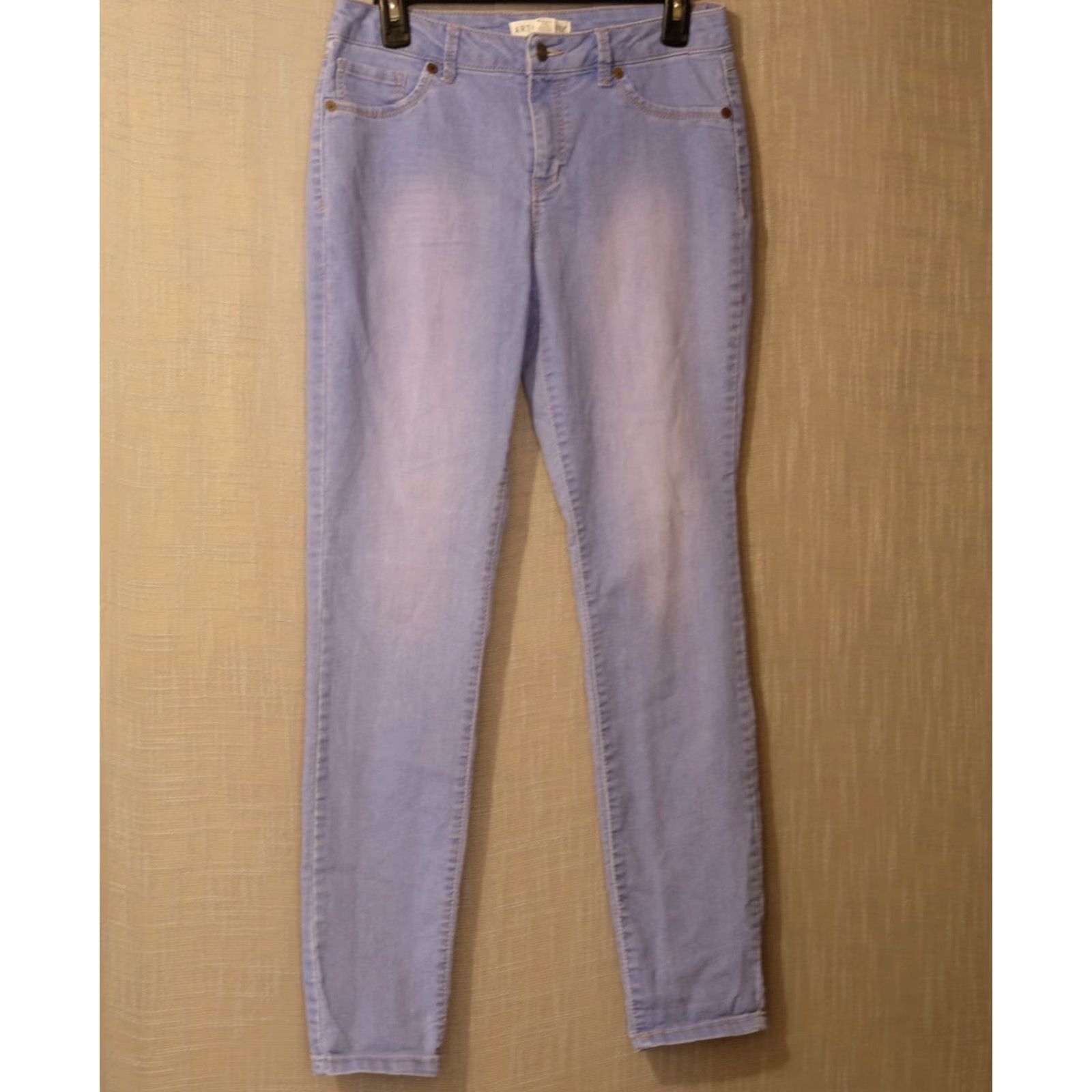 Vintage Artisan NY Mid-Rise Skinny Stretch Ankle Jeans Women's 8 Blue Denim Slim 30in Inseam 29-1/2in Right Jeans Womens Jeans 8 Size 30" / US 8 / IT 44 - 2 Thumbnail