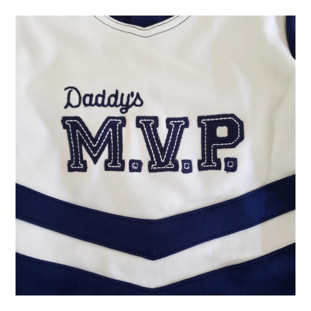 Designer CT172a NWT Carters Girls Daddy's M.V.P. Cheer Outfit Size XXS / US 00 / IT 34 - 4 Thumbnail
