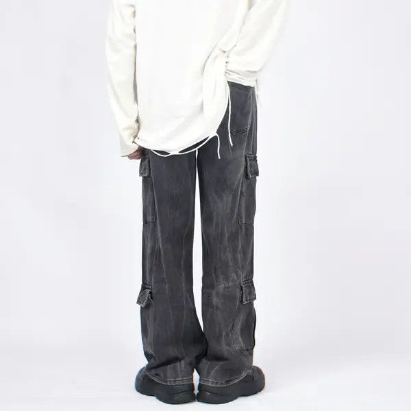 Vintage VIBE fade punk cargo skate jeans Size US 28 / EU 44 - 5 Thumbnail