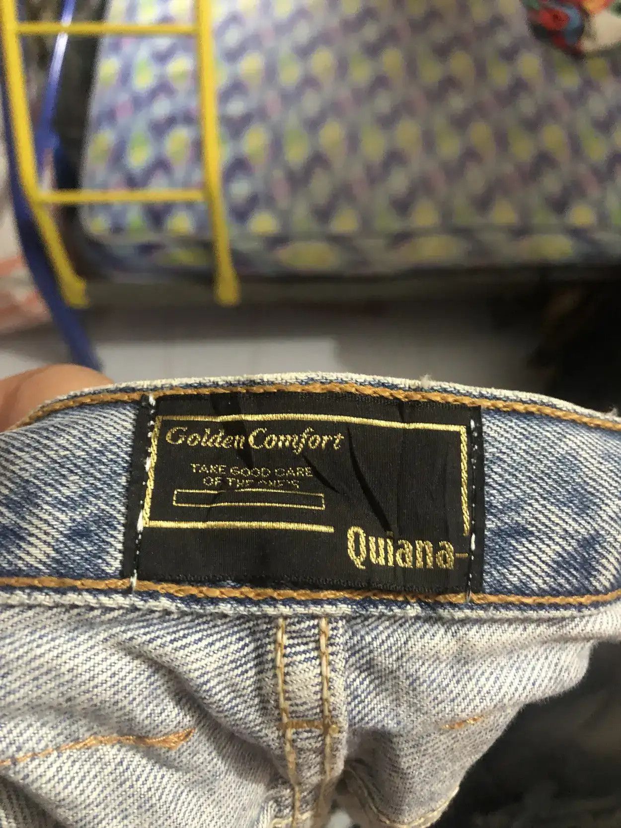 Levi's DLL Levis X Quana double waist reconstruct Denim #A2067 Size US 32 / EU 48 - 24 Thumbnail