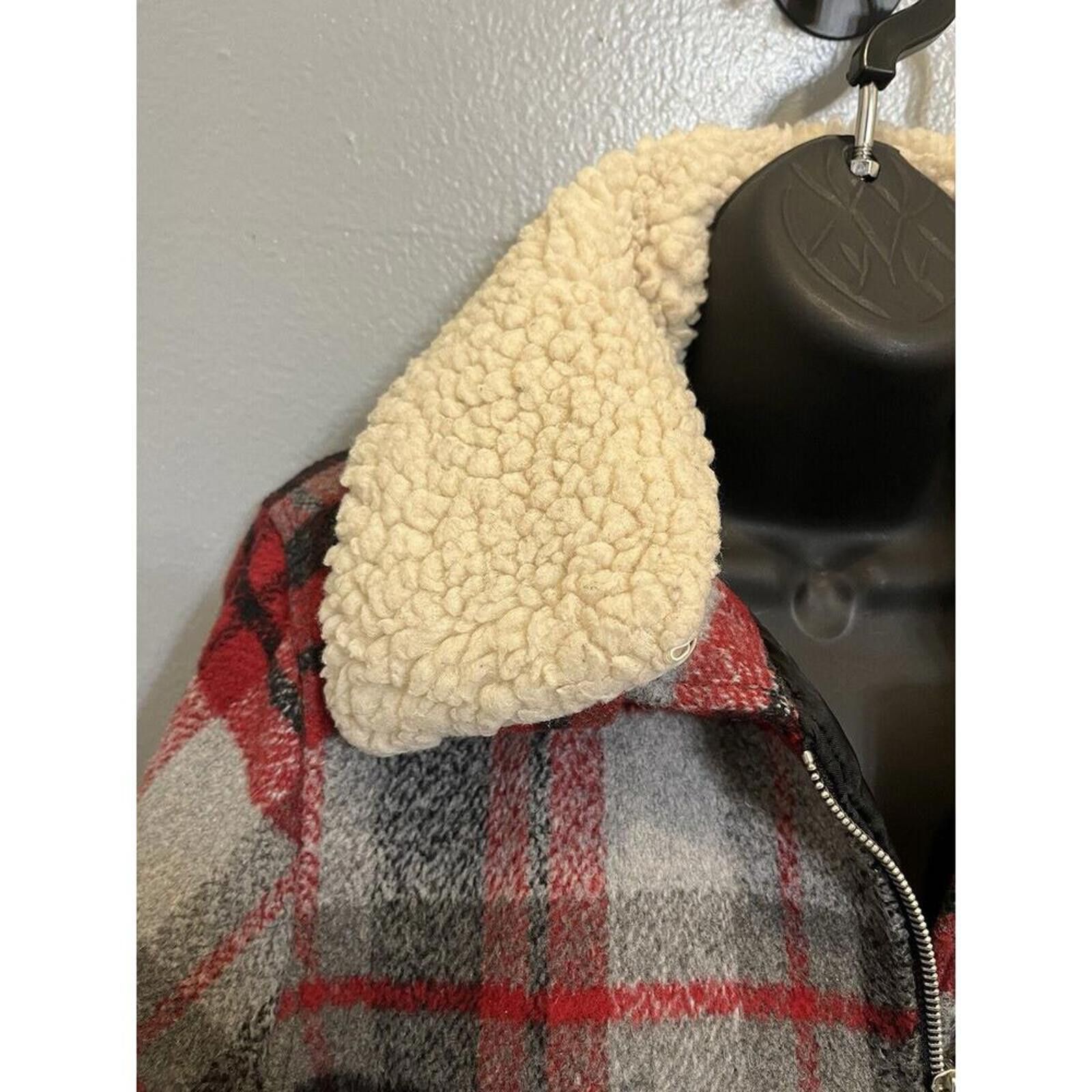 Other Cozy Plaid Sherpa Collar Jacket for Women Size S / US 4 / IT 40 - 3 Thumbnail