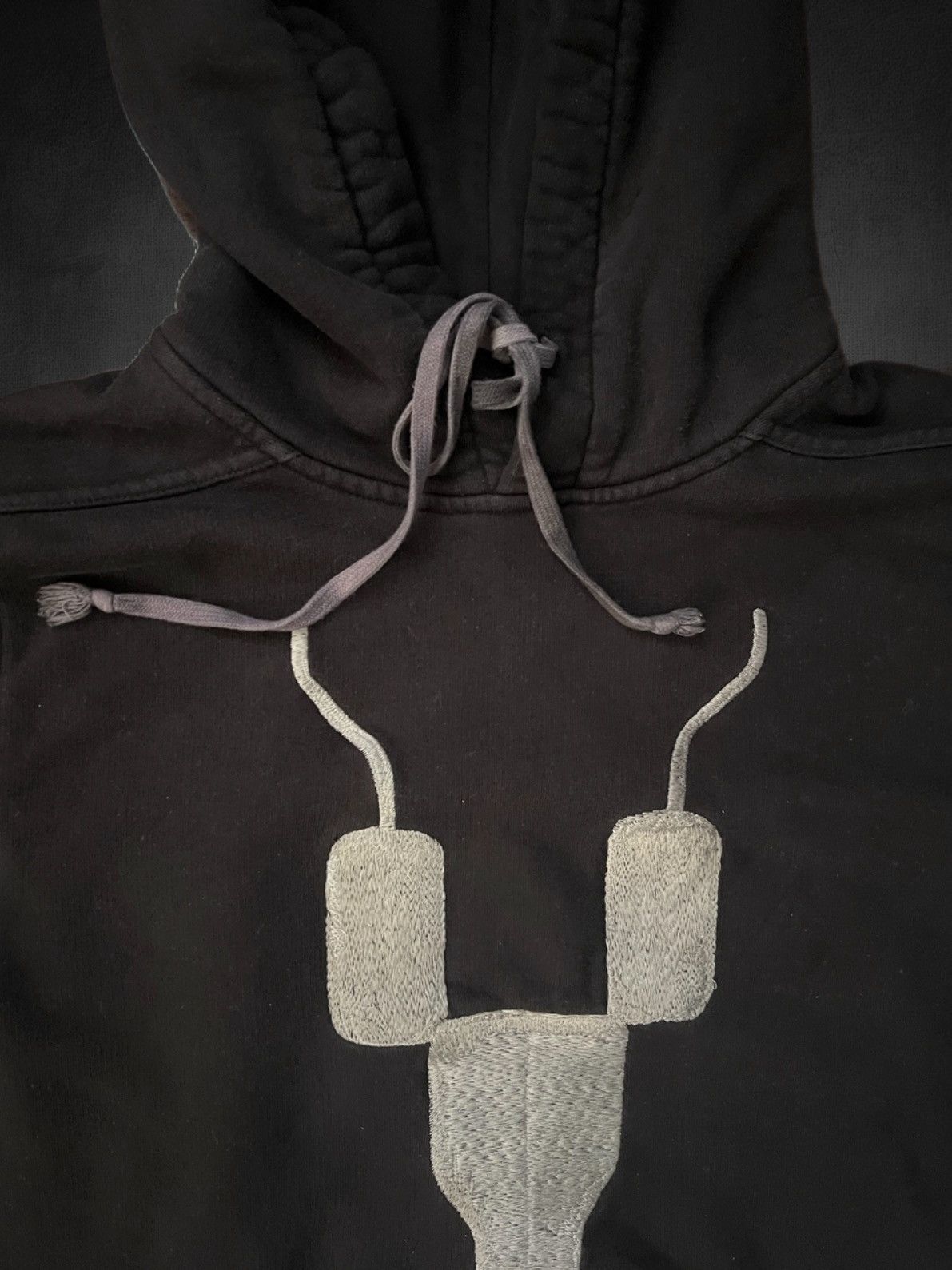 Rick Owens Rick Owens DRKSHDW Logo Hoodie Size US M / EU 48-50 / 2 - 2 Thumbnail