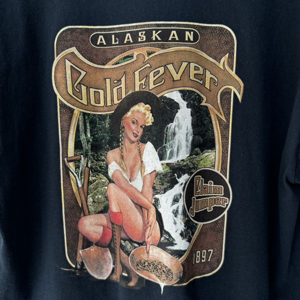 Vintage Alaskan Gold Fever Tee Size US L / EU 52-54 / 3 - 1 Thumbnail
