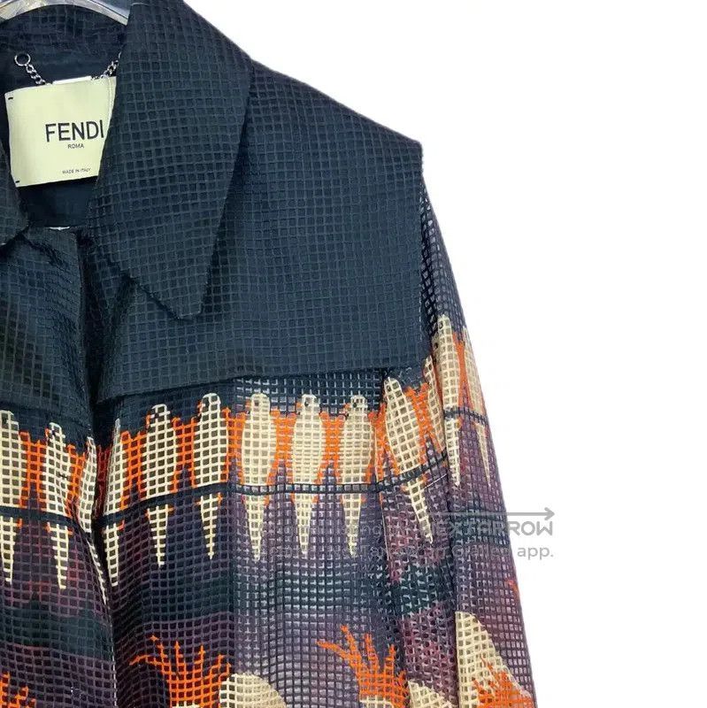 Fendi Fendi Black Cotton Jacket for Women . Size M / US 6-8 / IT 42-44 - 3 Thumbnail