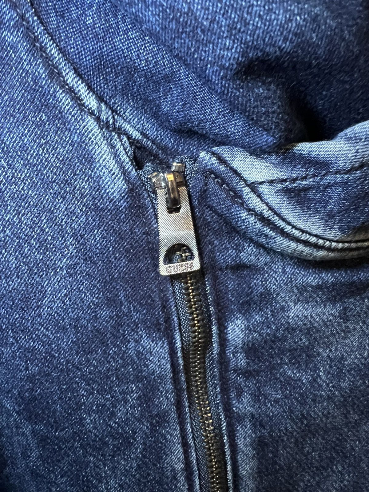 Guess Vintage Guess Jeans USA asymmetrical zip-up hoodie Size US S / EU 44-46 / 1 - 5 Thumbnail